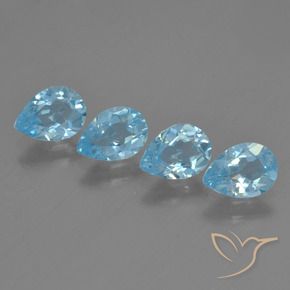 Shop natural 3.04ct スカイブルー トパーズ gems, 洋梨の形, from ブラジル at GemSelect. In stock, global shipping!