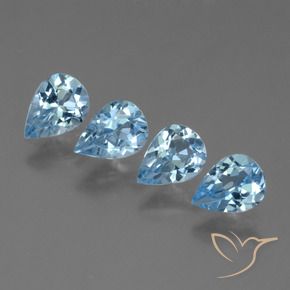 Shop natural 2.87ct スカイブルー トパーズ gems, 洋梨の形, from ブラジル at GemSelect. In stock, global shipping!