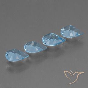 Shop natural 2.87ct スカイブルー トパーズ gems, 洋梨の形, from ブラジル at GemSelect. In stock, global shipping!