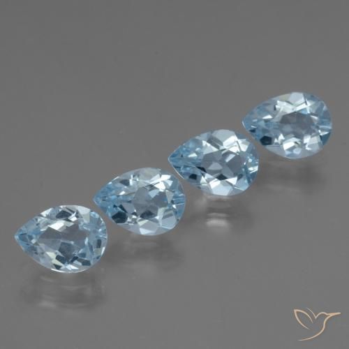 Shop natural 3.43ct スカイブルー トパーズ gems, 洋梨の形, from ブラジル at GemSelect. In stock, global shipping!