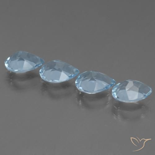 Shop natural 3.43ct スカイブルー トパーズ gems, 洋梨の形, from ブラジル at GemSelect. In stock, global shipping!