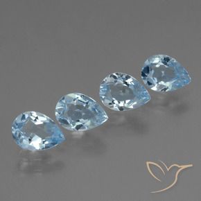 Shop natural 3.42ct スカイブルー トパーズ gems, 洋梨の形, from ブラジル at GemSelect. In stock, global shipping!
