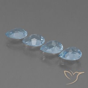 Shop natural 3.42ct スカイブルー トパーズ gems, 洋梨の形, from ブラジル at GemSelect. In stock, global shipping!