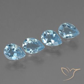 Shop natural 3.43ct スカイブルー トパーズ gems, 洋梨の形, from ブラジル at GemSelect. In stock, global shipping!