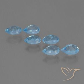 Shop natural 3.68ct スイスブルー トパーズ gems, 洋梨の形, from ブラジル at GemSelect. In stock, global shipping!