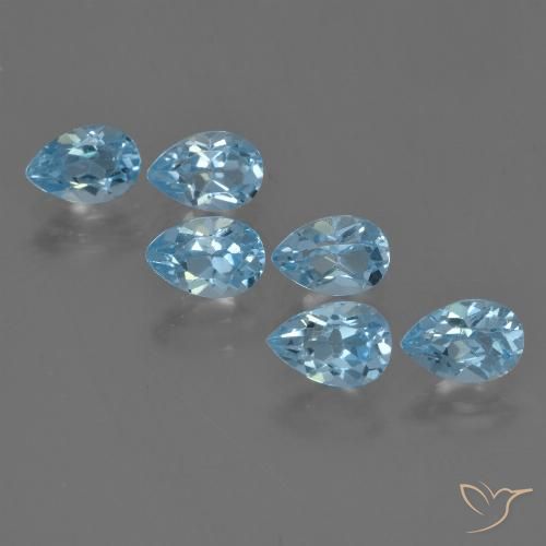 Shop natural 3.38ct スイスブルー トパーズ gems, 洋梨の形, from ブラジル at GemSelect. In stock, global shipping!
