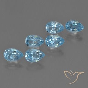 Shop natural 3.38ct スイスブルー トパーズ gems, 洋梨の形, from ブラジル at GemSelect. In stock, global shipping!