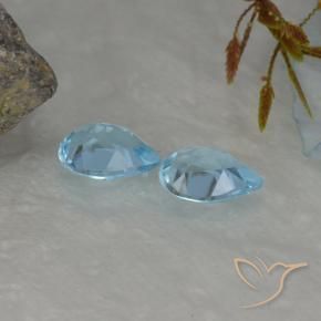 Shop natural 1.67ct スカイブルー トパーズ gems, 洋梨の形, from ブラジル at GemSelect. In stock, global shipping!