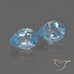 Shop natural 1.61ct スカイブルー トパーズ gems, 洋梨の形, from ブラジル at GemSelect. In stock, global shipping!