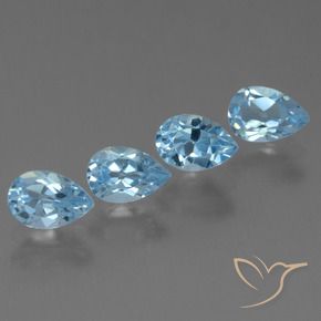 Shop natural 2.34ct スカイブルー トパーズ gems, 洋梨の形, from ブラジル at GemSelect. In stock, global shipping!