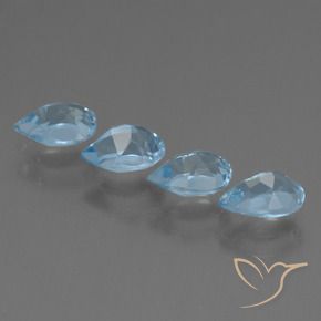 Shop natural 2.34ct スカイブルー トパーズ gems, 洋梨の形, from ブラジル at GemSelect. In stock, global shipping!