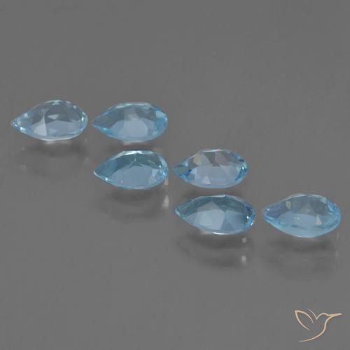 Shop natural 2.93ct スカイブルー トパーズ gems, 洋梨の形, from ブラジル at GemSelect. In stock, global shipping!
