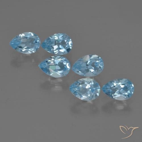 Shop natural 3.31ct スイスブルー トパーズ gems, 洋梨の形, from ブラジル at GemSelect. In stock, global shipping!