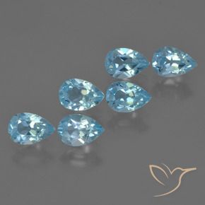 Shop natural 3.41ct スカイブルー トパーズ gems, 洋梨の形, from ブラジル at GemSelect. In stock, global shipping!