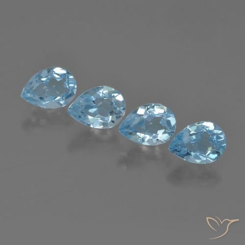 Shop natural 3.33ct スイスブルー トパーズ gems, 洋梨の形, from ブラジル at GemSelect. In stock, global shipping!