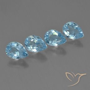 Shop natural 3.50ct スカイブルー トパーズ gems, 洋梨の形, from ブラジル at GemSelect. In stock, global shipping!