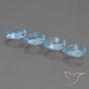 Shop natural 3.50ct スカイブルー トパーズ gems, 洋梨の形, from ブラジル at GemSelect. In stock, global shipping!