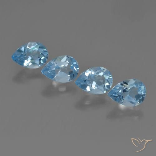 Shop natural 3.46ct スイスブルー トパーズ gems, 洋梨の形, from ブラジル at GemSelect. In stock, global shipping!