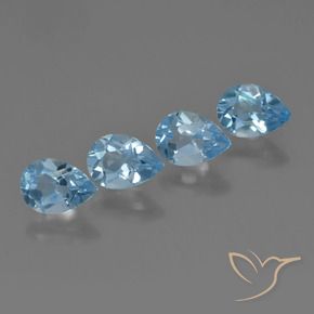 Shop natural 3.46ct スイスブルー トパーズ gems, 洋梨の形, from ブラジル at GemSelect. In stock, global shipping!