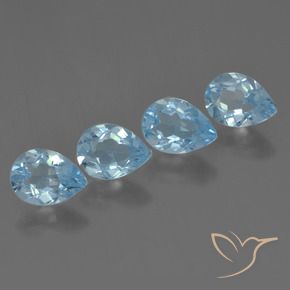 Shop natural 3.47ct スカイブルー トパーズ gems, 洋梨の形, from ブラジル at GemSelect. In stock, global shipping!