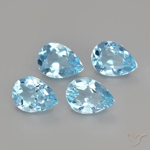 Shop natural 3.30ct スカイブルー トパーズ gems, 洋梨の形, from ブラジル at GemSelect. In stock, global shipping!