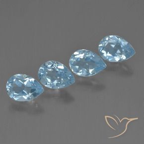 Shop natural 3.42ct スカイブルー トパーズ gems, 洋梨の形, from ブラジル at GemSelect. In stock, global shipping!