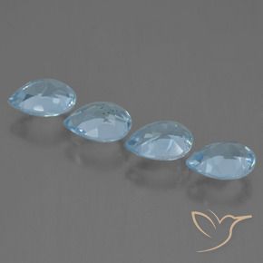 Shop natural 3.42ct スカイブルー トパーズ gems, 洋梨の形, from ブラジル at GemSelect. In stock, global shipping!