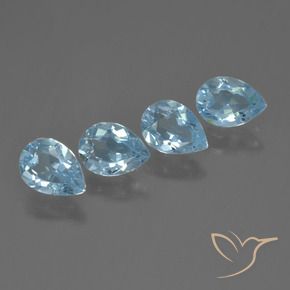 Shop natural 3.17ct スカイブルー トパーズ gems, 洋梨の形, from ブラジル at GemSelect. In stock, global shipping!