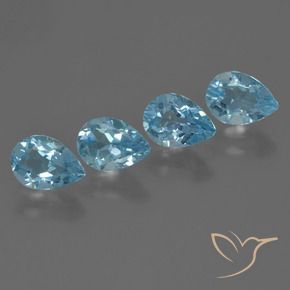 Shop natural 3.43ct スカイブルー トパーズ gems, 洋梨の形, from ブラジル at GemSelect. In stock, global shipping!