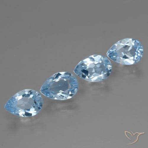 Shop natural 3.44ct スイスブルー トパーズ gems, 洋梨の形, from ブラジル at GemSelect. In stock, global shipping!