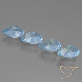 Shop natural 3.50ct スカイブルー トパーズ gems, 洋梨の形, from ブラジル at GemSelect. In stock, global shipping!
