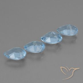 Shop natural 3.24ct スカイブルー トパーズ gems, 洋梨の形, from ブラジル at GemSelect. In stock, global shipping!