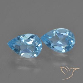 Shop natural 1.59ct スカイブルー トパーズ gems, 洋梨の形, from ブラジル at GemSelect. In stock, global shipping!