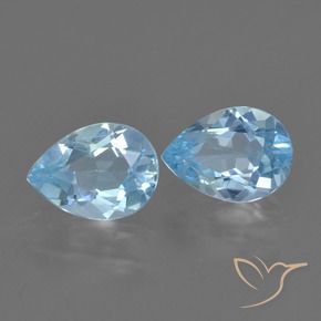 Shop natural 1.63ct スカイブルー トパーズ gems, 洋梨の形, from ブラジル at GemSelect. In stock, global shipping!