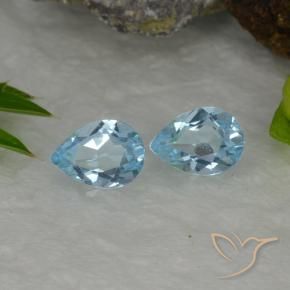 Shop natural 1.65ct スカイブルー トパーズ gems, 洋梨の形, from ブラジル at GemSelect. In stock, global shipping!