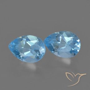 Shop natural 1.66ct スカイブルー トパーズ gems, 洋梨の形, from ブラジル at GemSelect. In stock, global shipping!