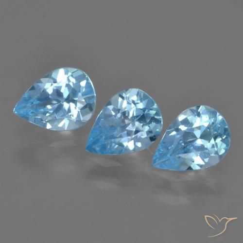 Shop natural 2.20ct スカイブルー トパーズ gems, 洋梨の形, from ブラジル at GemSelect. In stock, global shipping!