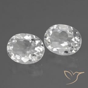 Shop natural 6.37ct ホワイト トパーズ gems, 楕円形, from ブラジル at GemSelect. In stock, global shipping!