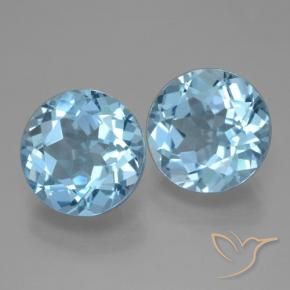 Shop natural 6.45ct スイスブルー トパーズ gems, ラウンド, from ブラジル at GemSelect. In stock, global shipping!
