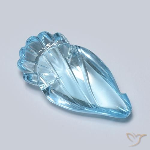 11.26ct 天然 スイスブルー トパーズ, ファンシー, 透明