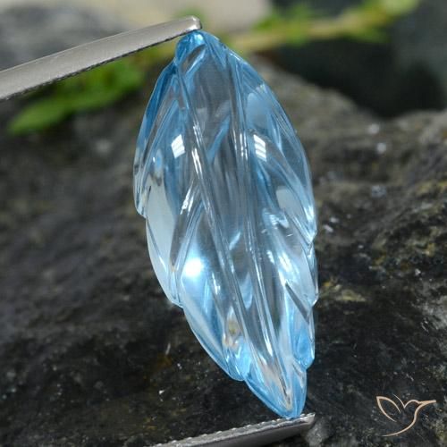 10.62ct 天然 スカイブルー トパーズ, ファンシー, 透明