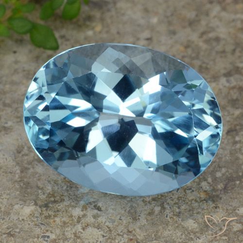 23.15ct 天然 スイスブルー トパーズ, 楕円形, VVS-VS