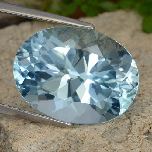 23.78ct 天然 スイスブルー トパーズ, 楕円形, VVS