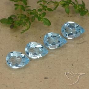 Shop natural 2.92ct スカイブルー トパーズ gems, 洋梨の形, from ブラジル at GemSelect. In stock, global shipping!