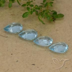 Shop natural 2.92ct スカイブルー トパーズ gems, 洋梨の形, from ブラジル at GemSelect. In stock, global shipping!
