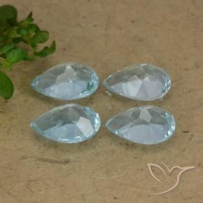Shop natural 3.19ct スカイブルー トパーズ gems, 洋梨の形, from ブラジル at GemSelect. In stock, global shipping!