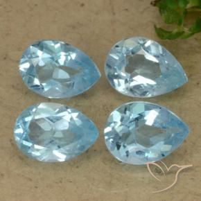 Shop natural 3.49ct スカイブルー トパーズ gems, 洋梨の形, from ブラジル at GemSelect. In stock, global shipping!