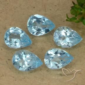 Shop natural 3.39ct スイスブルー トパーズ gems, 洋梨の形, from ブラジル at GemSelect. In stock, global shipping!