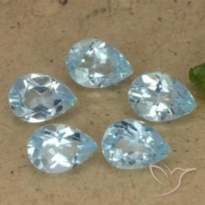 Shop natural 4.14ct スカイブルー トパーズ gems, 洋梨の形, from ブラジル at GemSelect. In stock, global shipping!