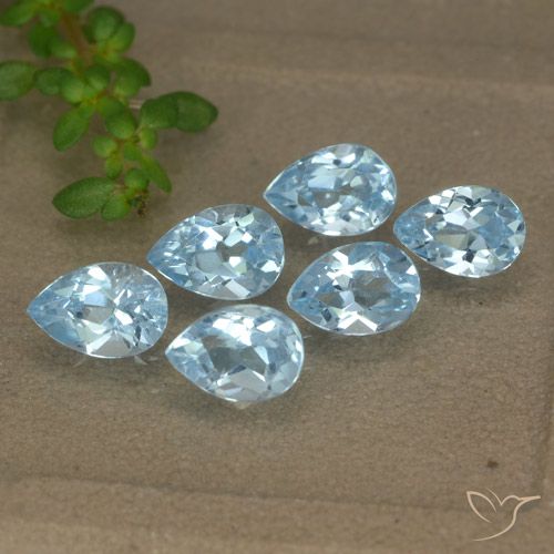 Shop natural 3.20ct スカイブルー トパーズ gems, 洋梨の形, from ブラジル at GemSelect. In stock, global shipping!